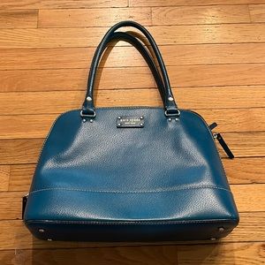 teal kate spade purse